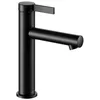 Image de KEUCO IXMO Pure 59501371101 Mitigeur de lavabo monocommande sans bonde à tirette, saillie 125 mm, couleur : noir mat