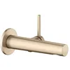 Image de KEUCO Edition 400 Mitigeur de lavabo monocommande UP pour montage mural, saillie 165 mm, couleur : bronze brossé