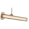 Image de KEUCO Edition 400 Mitigeur de lavabo monocommande UP pour montage mural, saillie 243 mm, couleur : bronze brossé