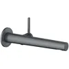 Image de KEUCO Edition 400 Mitigeur de lavabo monocommande UP pour montage mural, saillie 243 mm, couleur : chrome brossé noir
