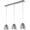 Image de Trio Leuchten Ontario 305200389 Lampe suspendue en verre Argenté