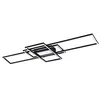 Image de Trio Leuchten Irvine 620010442 Plafonnier LED en métal anthracite avec télécommande et variateur d'intensité LED 60 W