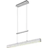 Image de Reality Leuchten Paros R32043105 Lampe Suspendue Lampe Plafond LED en aluminium brossé avec 1 ampoule LED 21 W et 2 LED 5,5 W