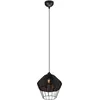 Image de Trio Leuchten Suspension rotin Noir
