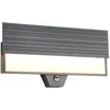 Image de Trio Leuchten Mariza 247069142 Lampe Exterieur, Luminaire Exterieur, Applique Murale d'Extérieur en Aluminium Moulé sous Pression et Verre Blanc avec LED 10 W et Détecteur de Mouvement