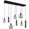 Image de Lampe suspendue Trio Leuchten Mataro 8-light L 118cm noir
