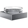 Image de Emco Liaison 183000101 Porte-savon rond en verre/chrome 90 x 90 mm