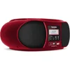 Image de TechniSat DIGITRADIO 1990 - stéréo Boombox avec Radio Dab + / FM et Lecteur CD (Streaming Audio Bluetooth, Connexion Casque, USB, entrée AUX, Fonction de Charge, Horloge, 2 x 1,5 W) Rouge