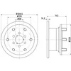 Image de TEXTAR Disques de frein 93019400 (2 pièces)