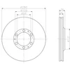 Image de TEXTAR 92091400 Lot de 2 disques de frein
