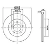 Image de Textar 92108700 Disque de frein