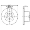 Image de TEXTAR Disques de frein 92129700 (2 pièces)