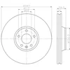 Image de TEXTAR 92132405 disque de frein