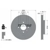 Image de TEXTAR 92232803 disque de frein, lot de 2