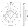 Image de TEXTAR 92273505 Lot de 2 disques de frein