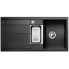 Image de BLANCO Metra 6 S 513053 Évier de Cuisine Rectangulaire en Silgranit Gris pour Meuble sous Évier d’une Largeur de 60 cm avec Vide-Sauce et Récipient en Acier Inoxydable