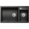 Image de Blanco Blancometra 9-513273 - Évier encastrable - 90 cm - Silranit PuraDur II Anthracite