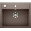 Image de BLANCO DALAGO 6   Évier au Design Moderne pour Sous-meubles de 60 cm de large   En Composite de Granit SILGRANIT   Marron   515066