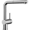 Image de BLANCO Linus-S 517184 Robinet de Cuisine Moderne avec Bec Extractible Haute Pression Acier Inoxydable Brossé
