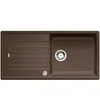 Image de BLANCO ZIA XL 6 S   Évier de Cuisine Rectangulaire en Granit pour Meubles Bas de 60 cm de Large   avec Cuve Extra-Large   SILGRANIT   Marron   517567