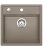 Image de BLANCO DALAGO 5   Évier au Design Moderne pour Sous-meubles de 50 cm de large   En Composite de Granit SILGRANIT   Marron   518528