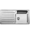 Image de BLANCO LANTOS XL 6 S-IF | Acier inoxydable | Type de montage : encastrement par le haut et à la surface | Réversible | Pour armoires inférieures de 60 cm de large | Résistant aux rayures