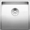 Image de BLANCO Claron 521572 400-IF Évier de cuisine sans banc de batterie pour installation normale et affleurante, bec InFino, acier inoxydable satiné