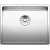 Image de BLANCO Claron 521576 500-IF - Évier de cuisine sans banc de batterie - Pour installation normale et affleurante - Bec InFino - Acier inoxydable satiné brillant