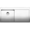 Image de BLANCO CLARON 5 S-IF | Acier inoxydable | Type de montage : montage par le haut et à ras du sol | Bac principal gauche | Pour armoires inférieures de 50 cm de large | Résistant aux rayures