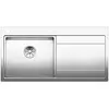 Image de BLANCO DIVON II 5 S-IF | Acier inoxydable | Type de montage : montage par le haut et à ras du sol | Bac principal gauche | Pour armoires inférieures de 50 cm de large | Résistant aux rayures