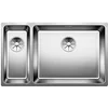 Image de Blanco 522989 | Évier de cuisine en acier inoxydable ANDANO 500/180-U | Couleur/Finition : acier poli 500/180 mm de largeur de bassin