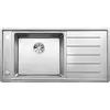 Image de BLANCO ANDANO XL 6 S-IF | Acier inoxydable | Type de montage : encastré par le haut et à plat | Bassin principal à gauche | Pour armoires inférieures de 60 cm de large | Résistant aux rayures | [100 x