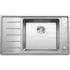Image de Blanco 523001 ANDANO XL 6 S-If Compact Évier de Cuisine en Acier Inoxydable, Stainlesssteel, Verkürzte Abtropffläche