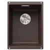 Image de BLANCO SUBLINE 320-U   Évier de Cuisine en Granit pour Meubles Bas de 40 cm de Large   Sous Plan   SILGRANIT   Marron   523415