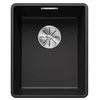 Image de BLANCO SUBLINE 320-F Évier en granit anthracite | Type de montage : affleurant | Pour armoires inférieures de 40 cm de large | Grand volume pour une utilisation optimale | Surface facile à nettoyer