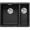 Image de BLANCO SUBLINE 340/160-U   Évier de Cuisine Double Sous Plan pour Meubles Bas de 60 cm de Large   SILGRANIT   Gris   523548