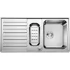 Image de BLANCO Classic Pro 6 S-IF 523665 Évier de Cuisine Réversible avec Commande de Vidage et Récipient Acier Inoxydable Satiné pour Meuble sous Évier de 60 cm