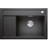 Image de BLANCO ZENAR XL 6 S Compact Évier en granit SILGRANIT anthracite | Type de montage : montage par le haut | Bac principal à droite | Pour armoires inférieures de 60 cm de large | Grand bac | Facile à