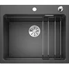 Image de BLANCO ETAGON 6 | Évier en granit SILGRANIT anthracite | Type de montage : montage par le haut | Pour armoires inférieures de 60 cm de large | Concept de système bien pensé avec rails ETAGON