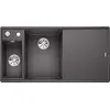 Image de Blanco 524670 AXIA III 6 S-F Évier de Cuisine en Granit, Pierre Grise, 60 cm Unterschrank