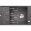 Image de Blanco 524855 Elon XL 6 S-F Évier de Cuisine, Felsgrau, 60 cm Unterschrank