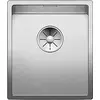 Image de BLANCO CLARON 340-U Durinox Évier en acier inoxydable, type de montage : sous comptoir, pour armoires inférieures de 40 cm de large, résistant aux rayures, grand volume de bassin pour une utilisation