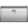 Image de BLANCO CLARON 700-U Durinox Évier en acier inoxydable, type de montage : sous comptoir, pour armoires inférieures de 80 cm de large, résistant aux rayures, grand volume de bassin pour une utilisation