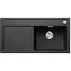 Image de Blanco Zenar XL 6 S-F Silgranit PuraDur Bassin droit Noir O.ZUB. M.AF.