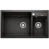 Image de BLANCO Metra 9 525936 Évier de cuisine Noir, Largeur du meuble sous évier : 60 cm