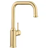 Image de BLANCO LIVIA-S Robinet de cuisine haute pression avec tuyau extractible et cartouche en céramique Doré satiné