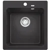 Image de BLANCO NAYA 45 | Évier en granit anthracite | Type de montage : montage par le haut | Pour armoires inférieures de 45 cm de large | Grand volume de bassin pour une utilisation optimale | Surface