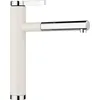 Image de BLANCO LINEE-S Mitigeur Lavabo blancchromé - Haute pression - Avec tuyau extractible - Clapet anti-retour - Cartouche en céramique - Qualité de l'eau sûre et économie d'eau