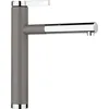 Image de BLANCO LINEE-S Mitigeur Gris volcaniquechromé | Haute pression | Avec tuyau extractible | Clapet anti-retour | Cartouche en céramique | Qualité de l'eau sûre et économie d'eau