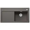Image de BLANCO Zenar XL 6 S SILGRANIT Meuble bas 60 cm Gris volcanique Type de montage : encastrement par le haut, bac principal à droite, avec commande de ventilation, sans accessoires, meuble bas de 60 cm,